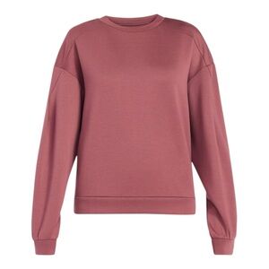 NEW Avia Women's Luxe Fleece Crewneck Sweatshirt Wild Ginger Size XXL